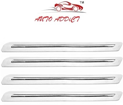 AuTO ADDiCT Plastic Car Bumper Guard(White, Pack of 4, Maruti, Alto K10)