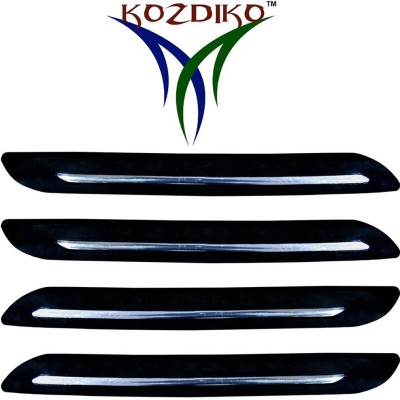 KOZDIKO Stainless Steel, Plastic Car Bumper Guard(Black, Pack of 4, Renault, Koleos)