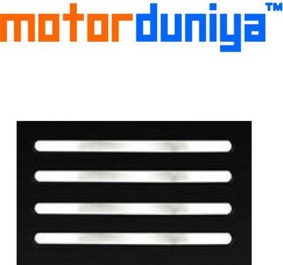 Motor Duniya Stainless Steel Car Bumper Guard(Silver, Pack of 4, Hyundai, Grand i10) available at flipkart for Rs.649