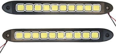 

Truelinks Flexible Bumpe Daytime Running Light COB LED DRL Car Fancy Lights(White)