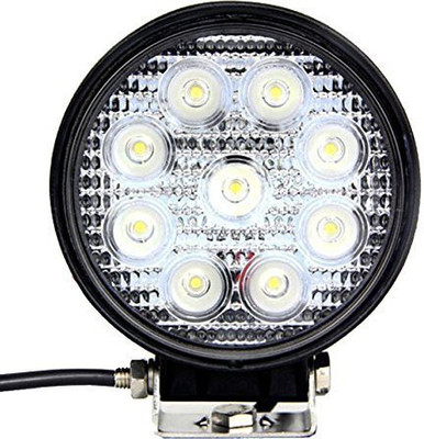 

Truelinks 9 Led Circle Cree Auxiliary Car Fog Lamp 27W Car Fancy Lights(White)