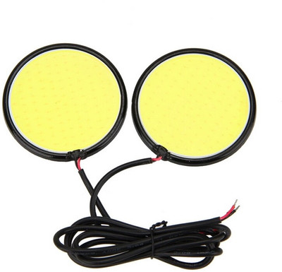 

Bikers World 2802 Round Cree Led Smd Cob Chip Daytime Running Lights Fog Lamp Drl Car Fancy Lights(White)