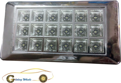 

Gliding Wheels Rectangular_LED_Light_Car_Interior_Roof Car Fancy Lights(White)
