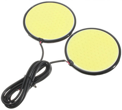 

ACCESSOREEZ Car DRL 100 LED COB Daytime Running Light For All Car Fancy Lights(White)