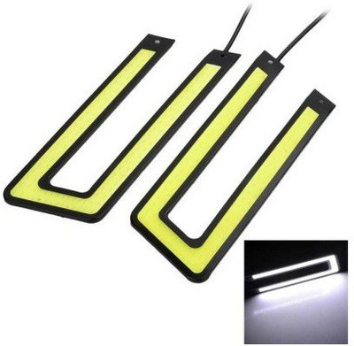 

ACCESSOREEZ Waterproof U Shape COB LED DRL for HYUNDAI GETZ Car Fancy Lights(White)