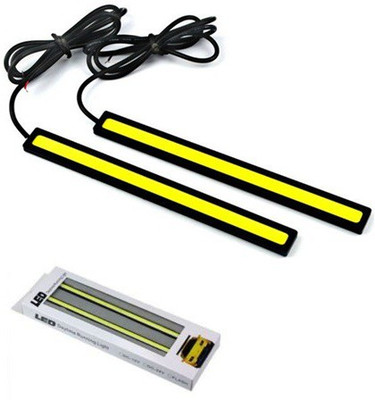 

Carsaaz COB Day time Running lights 6000K White for MARUTI SUZUKI ZEN OLD Car Fancy Lights(White)