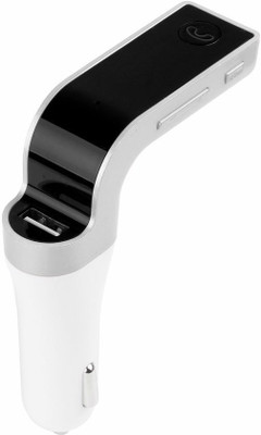 

Shrih SH - 0811 LED Display Wireless Transmitter With Car Charger MP3 Car FM Modulator(White Bluetooth Included)