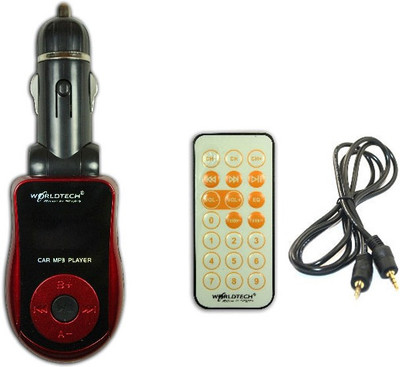 

Worldtech 21036 MP3 Car FM Modulator(Black Bluetooth Included)