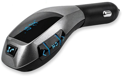 

Technomart Bluetooth Handsfree Kit USB Charger MP3 Car FM Modulator(Silver Bluetooth Included)