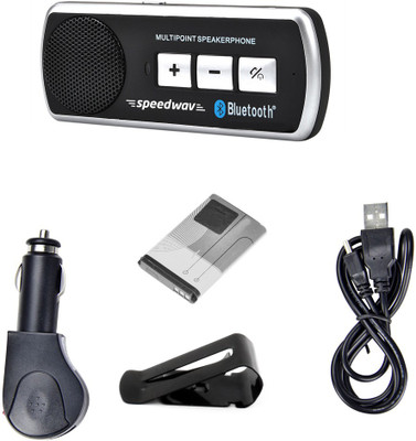 

Speedwav 221295 MP3 Car FM Modulator(Black Bluetooth Included)