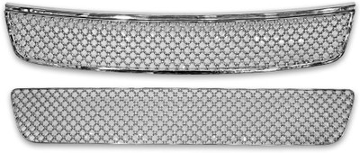 

Speedwav 68912 Bentley Style Designer Chrome Grill (2 Piece) Car Grill Cover(Plastic Maruti Swift)