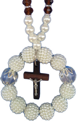 

Premang Decors Metal Jesus on Wooden Cross Car Hanging Ornament(Pack of 1)