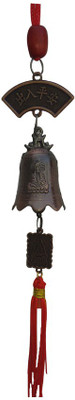 

Shubh Store Feng Shui Lucky Pagoda Bell Hanging Carbon Steel Windchime(9.5 inch, Brown)