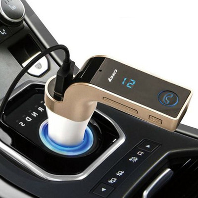 

#° DEGREES v2.1+EDR Car Bluetooth Device with FM Transmitter, USB Cable, FM Player, Adapter Dongle, Transmitter, Audio Receiver, 3.5mm Connector, Remote Control, MP3 Player(Black, Gold)