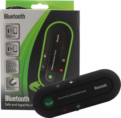 

Shopizone v3.0 Car Bluetooth Device with Adapter Dongle, Transmitter(Black)