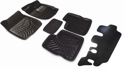 BLACK EAGLE Plastic 3D Mat For  Toyota Innova Crysta(Black)