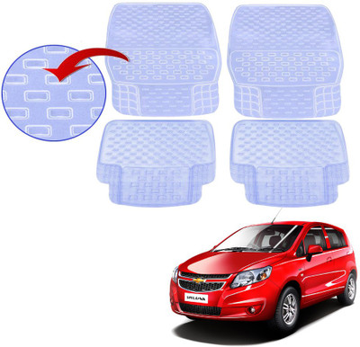 KOZDIKO PVC (Polyvinyl Chloride), Rubber Standard Mat For  Chevrolet Sail UVA(White)