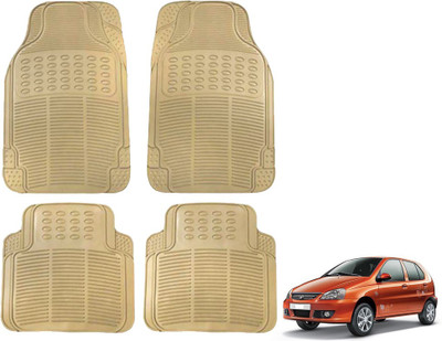 KOZDIKO Rubber Standard Mat For  Tata Indica(Beige)