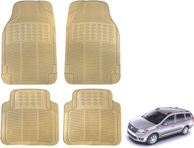 KOZDIKO Rubber Standard Mat For  Mahindra Logan(Beige)