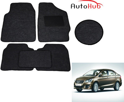 Auto Hub Fabric Standard Mat For  Maruti Suzuki Ciaz(Black)