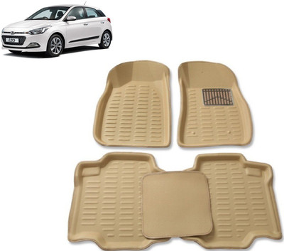 Snail Vinyl Standard Mat For  Hyundai Elite i20(Beige)