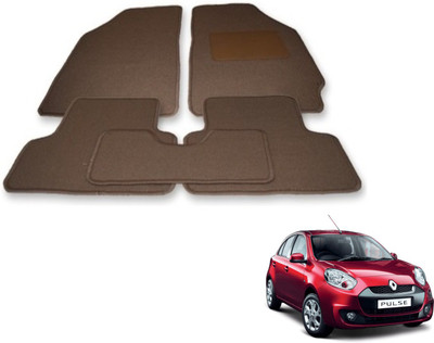 Auto Hub Fabric Standard Mat For  Renault Pulse(Beige)