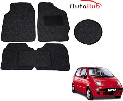 Auto Hub Fabric Standard Mat For  Daewoo Matiz(Black)