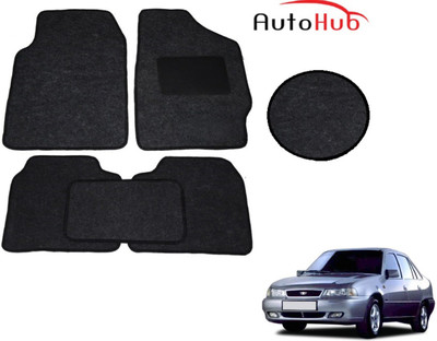 Auto Hub Fabric Standard Mat For  Daewoo Cielo(Black)