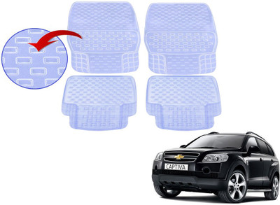 KOZDIKO PVC (Polyvinyl Chloride), Rubber Standard Mat For  Chevrolet Captiva(White)