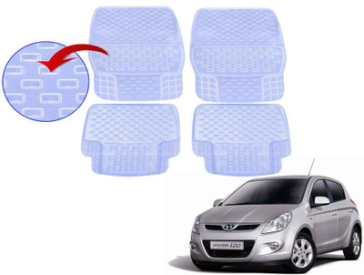 KOZDIKO PVC (Polyvinyl Chloride), Rubber Standard Mat For  Hyundai i20(White)