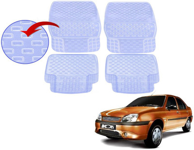 KOZDIKO PVC (Polyvinyl Chloride), Rubber Standard Mat For  Ford Ikon(White)