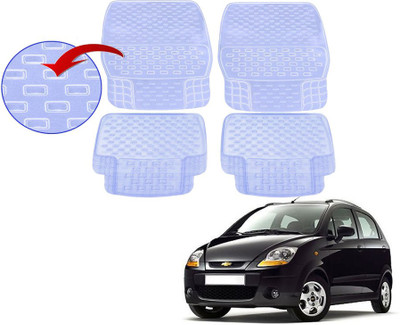 KOZDIKO PVC (Polyvinyl Chloride), Rubber Standard Mat For  Chevrolet Spark(White)