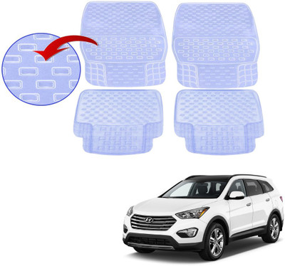 KOZDIKO PVC (Polyvinyl Chloride), Rubber Standard Mat For  Hyundai SantaFe(White)