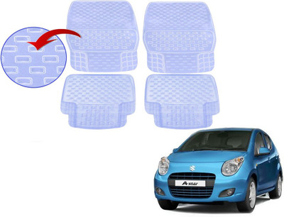 KOZDIKO PVC (Polyvinyl Chloride), Rubber Standard Mat For  Maruti Suzuki A-Star(White)