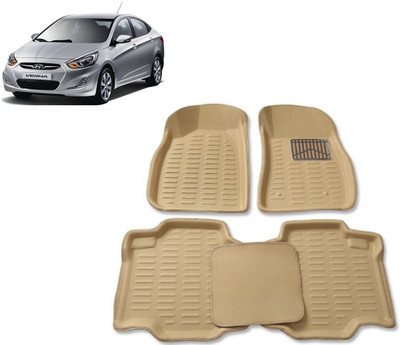 ReeTech Vinyl 3D Mat For  Hyundai Fluidic Verna(Beige)