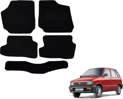 Auto Hub Fabric Standard Mat For  Maruti Suzuki 800(Black)