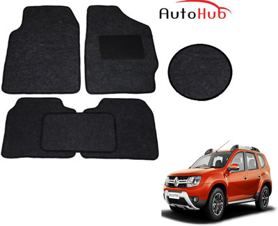 Auto Hub Fabric Standard Mat For  Renault Duster(Black)