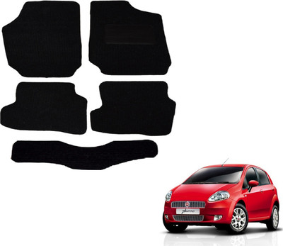 Auto Hub Fabric Standard Mat For  Fiat Punto(Black)
