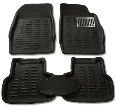 Silver Swan Vinyl 3D Mat For  Mahindra Scorpio(Black)
