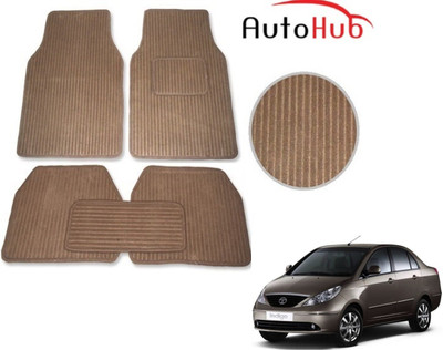 Auto Hub Fabric Standard Mat For  Tata Indigo CS(Beige)
