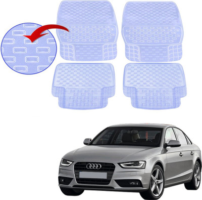 KOZDIKO PVC (Polyvinyl Chloride), Rubber Standard Mat For  Audi A4(White)