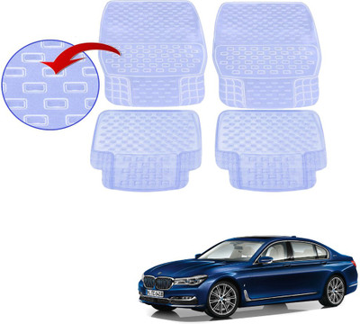 KOZDIKO PVC (Polyvinyl Chloride), Rubber Standard Mat For  BMW 7 Series(White)