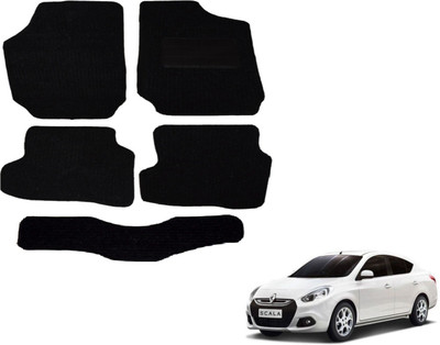 Auto Hub Fabric Standard Mat For  Renault Scala(Black)
