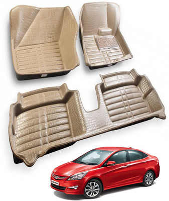 45 OFF on Cardon Plastic 5D Mat For Hyundai Verna Fluidic Beige