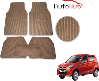 Auto Hub Fabric Standard Mat For  Maruti Suzuki Alto 800(Beige)