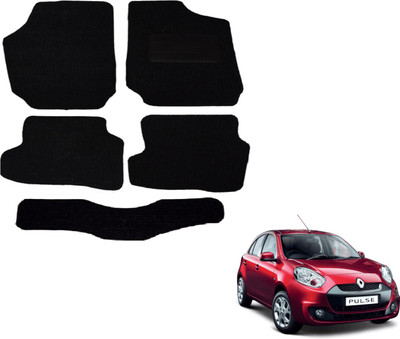 Auto Hub Fabric Standard Mat For  Renault Pulse(Black)
