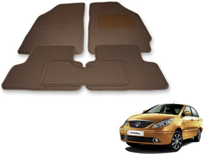 Auto Hub Fabric Standard Mat For  Tata Manza(Beige)