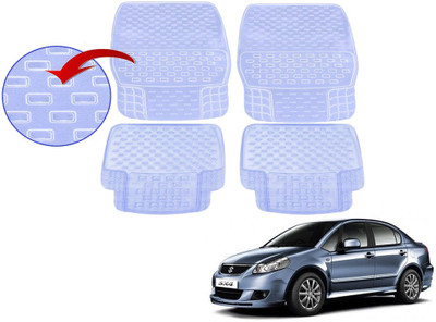 KOZDIKO PVC (Polyvinyl Chloride), Rubber Standard Mat For  Maruti Suzuki SX4(White)