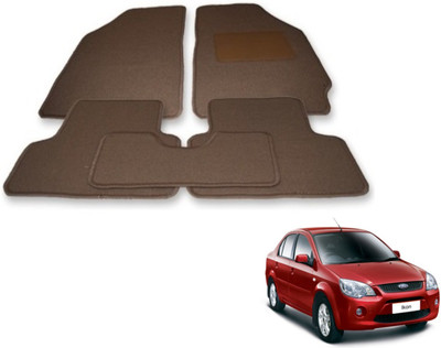Auto Hub Fabric Standard Mat For  Ford Ikon(Beige)