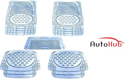 Auto Hub PVC (Polyvinyl Chloride), Rubber Standard Mat For  Toyota Corolla Altis(Clear)